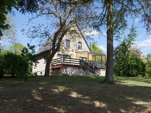 Blick auf das Grundstück