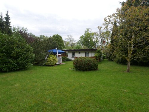 Blick auf den Bungalow