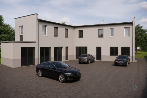 Mehrfamilienhaus Außenanlage