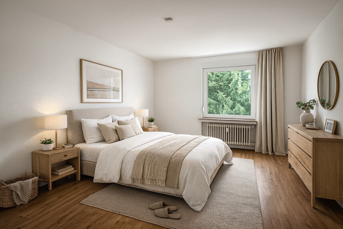 Schlafzimmer Möblierungsvorschlag