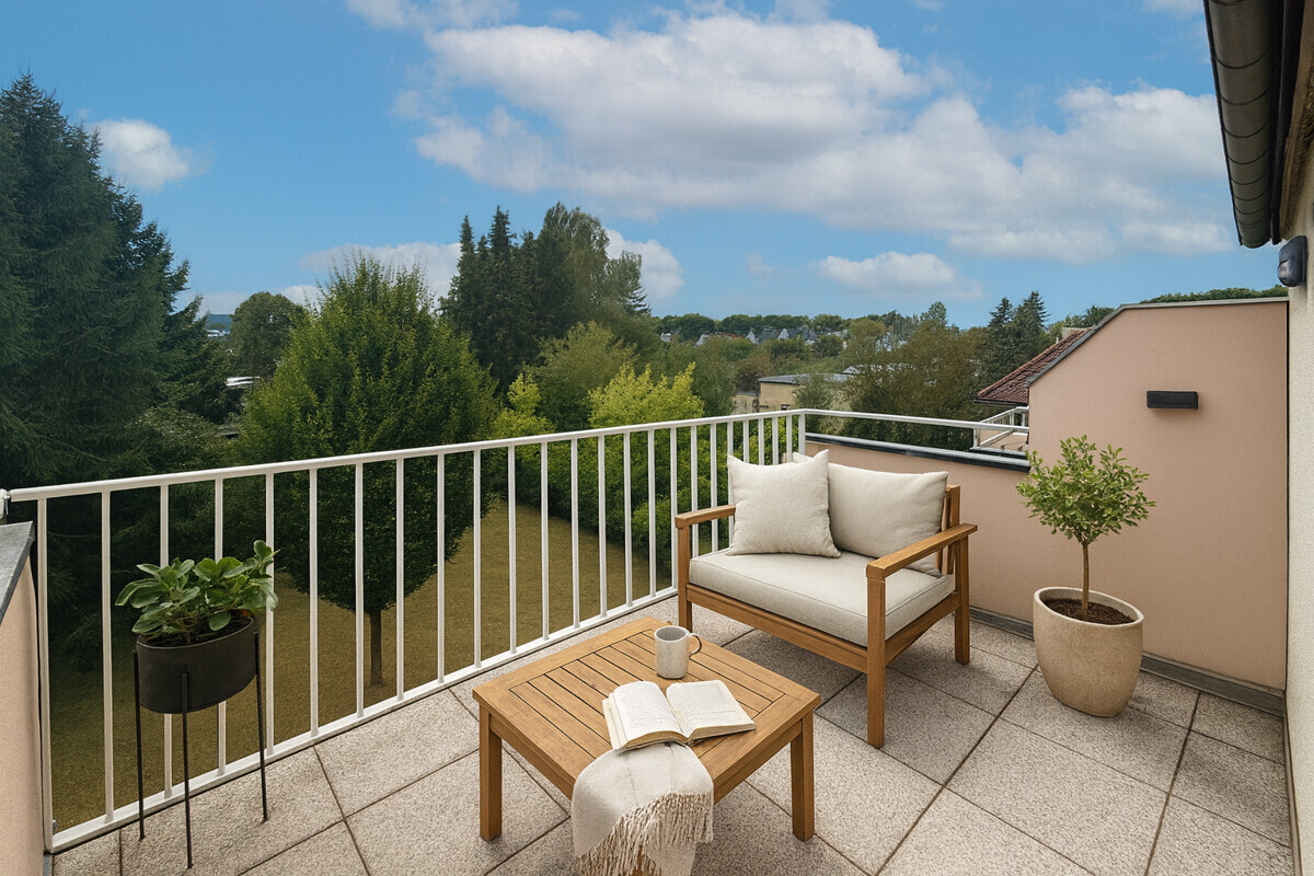 Balkon Möblierungsvorschlag