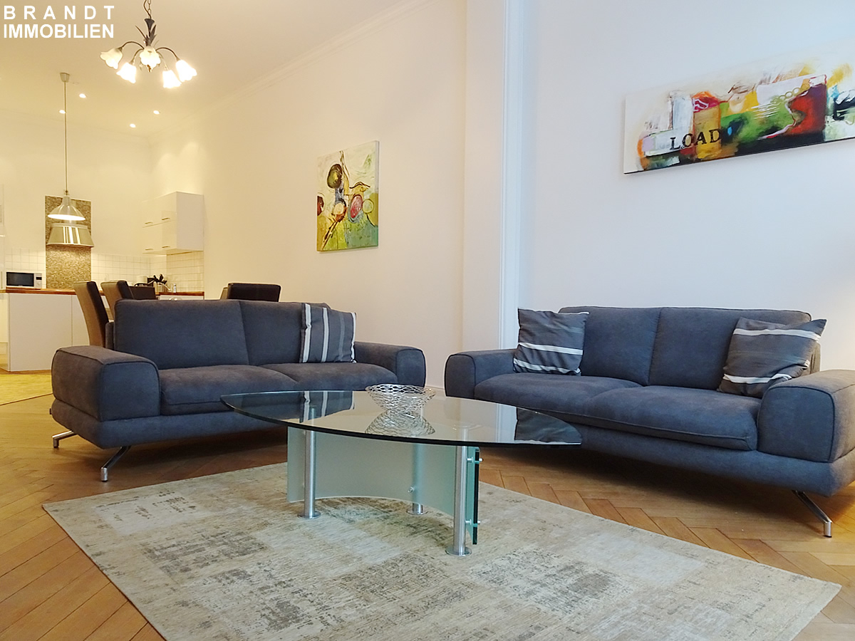 3-Zimmer-Wohnung / 120m² - mit 2 Schlafzimmern, 2 Bädern, Garten und Garage in Uhlenhorst! - Foto 1