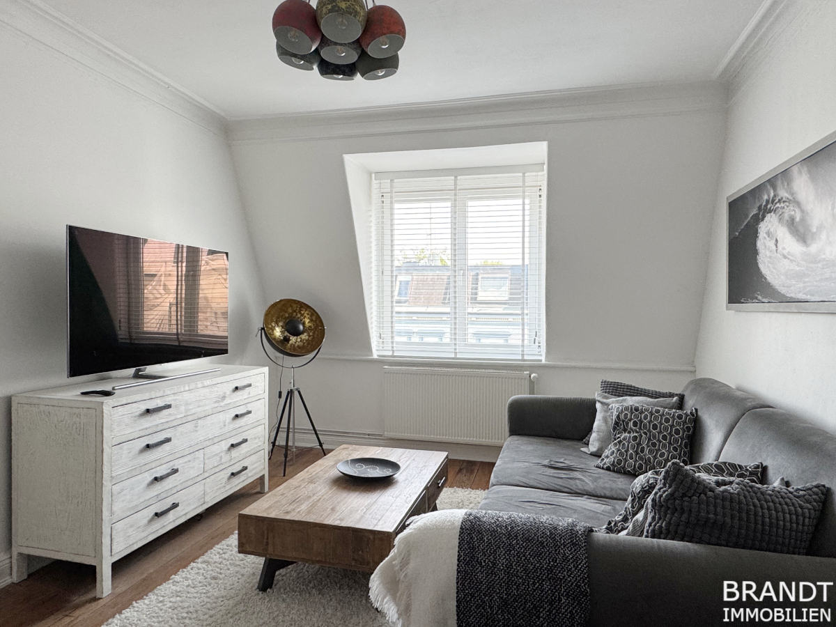 Modern möblierte 2-Zi.-Wohnung mit 47 m² in einem Jugendstil-Altbau im schönen Eimsbüttel... - Foto 3