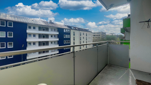 Balkon am Wohnzimmer