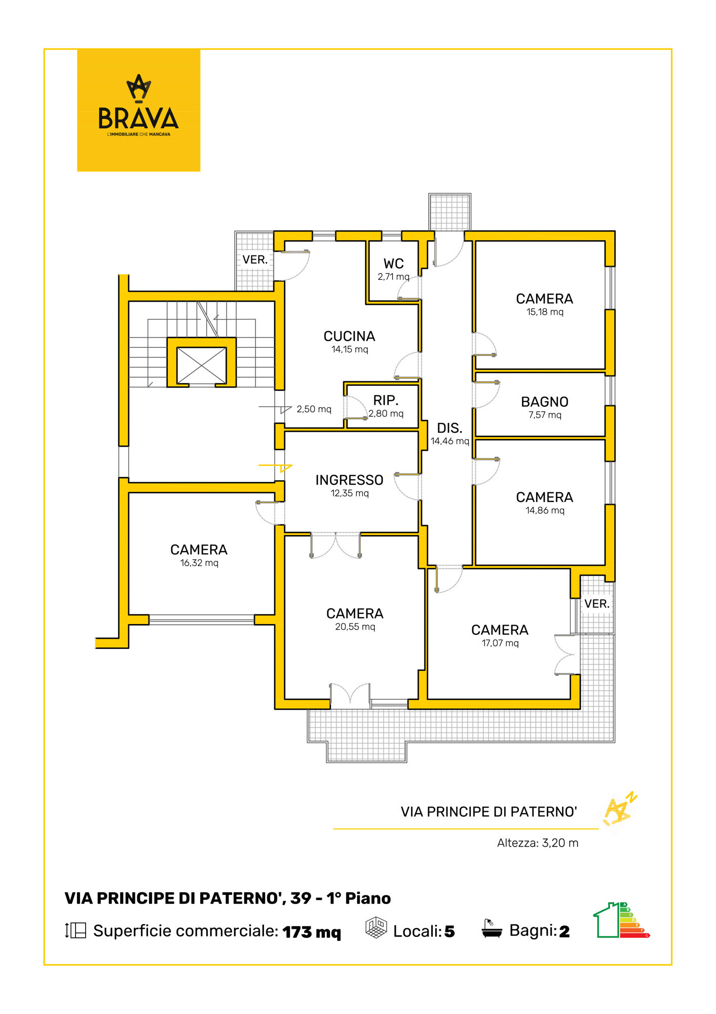 117_BRAVA_VIA PRINCIPE DI PATERNO` n. 39 Interno SX Piano 1