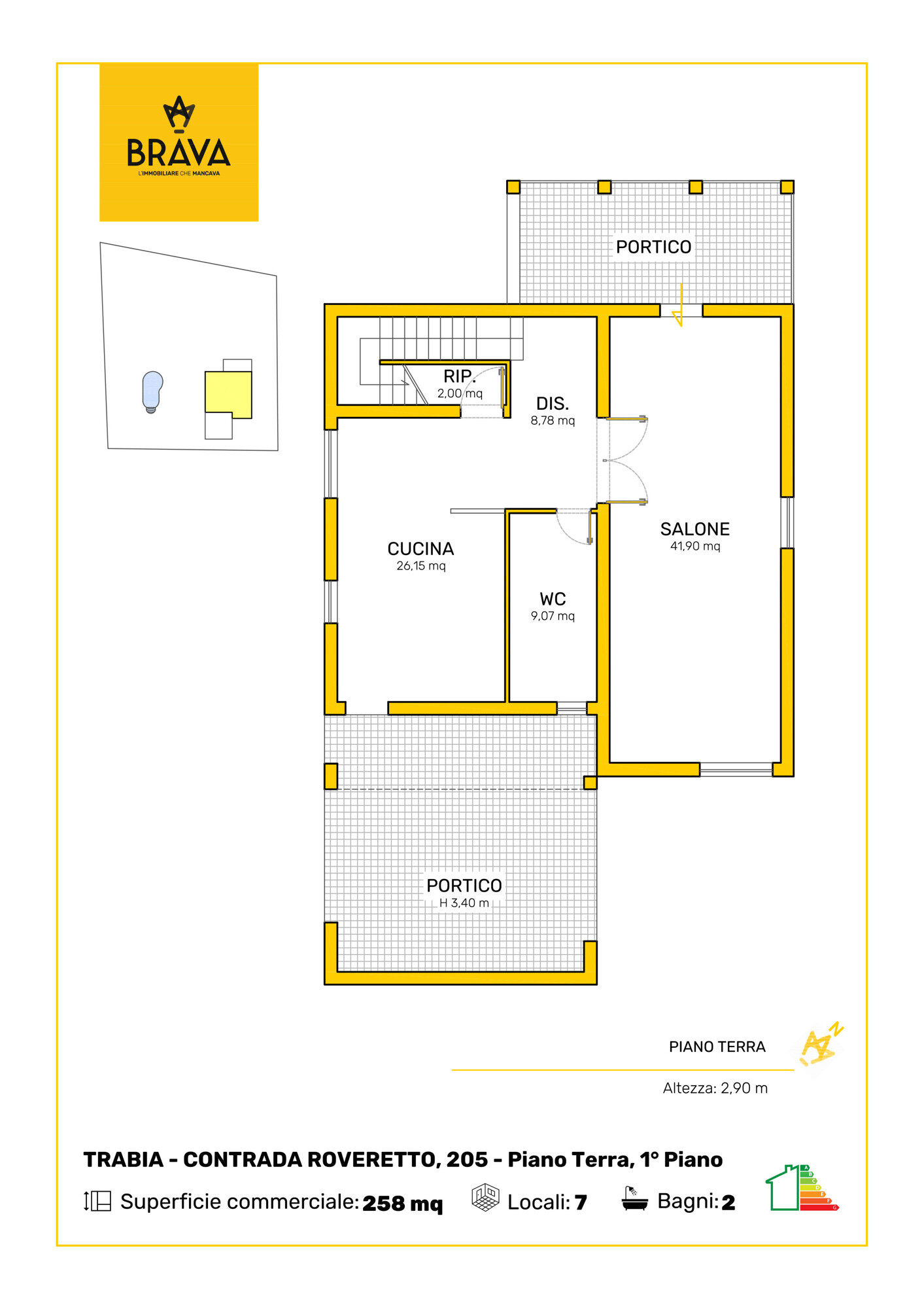 111_BRAVA_TRABIA_CONTRADA ROVETTO n. 205 Piano T