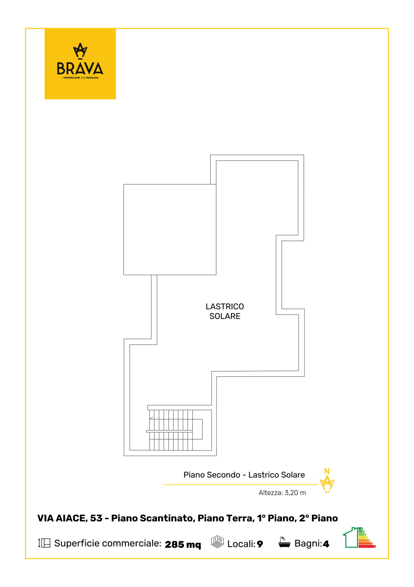 VIALE AIACE n. 53 Piano 2