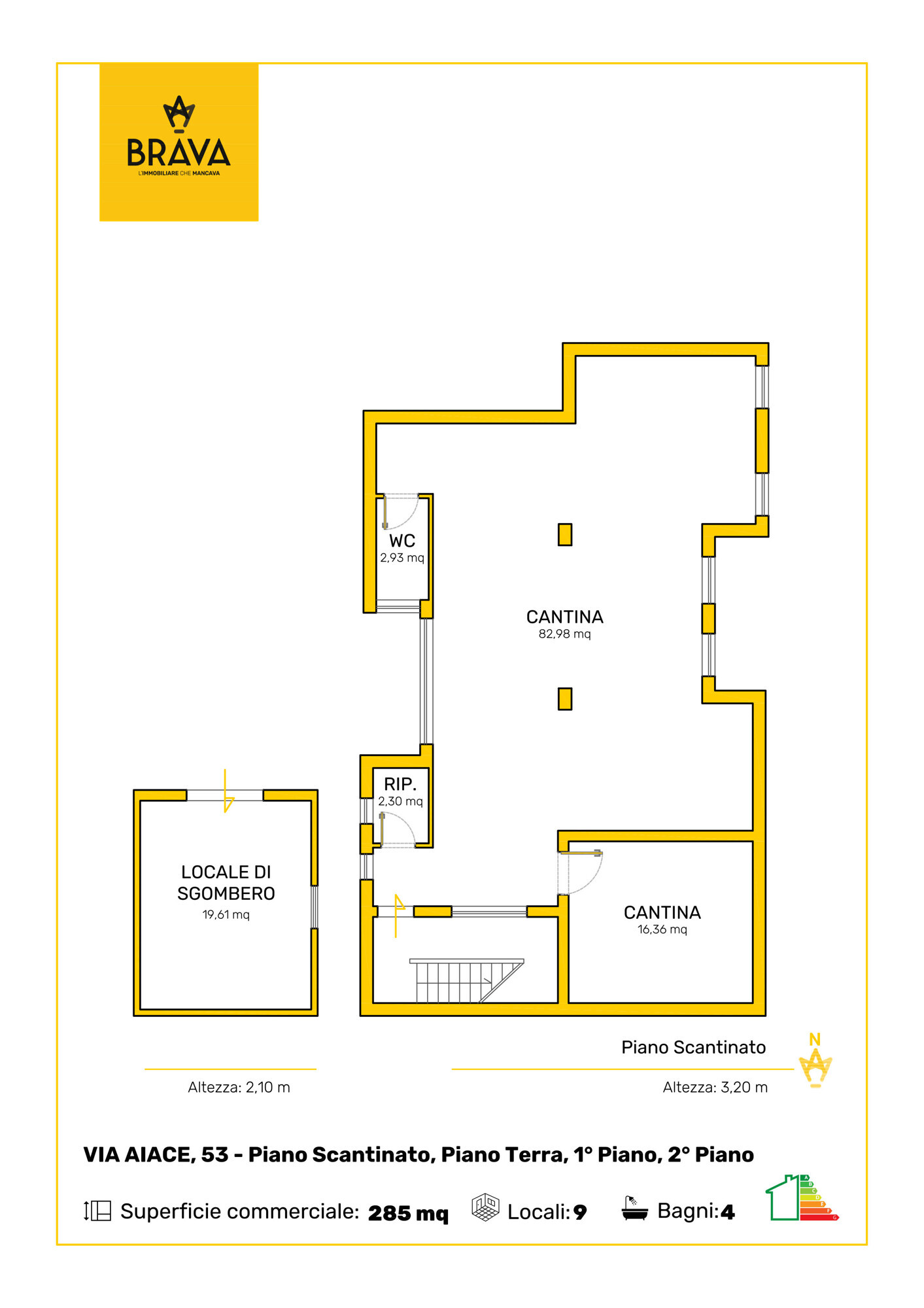 VIALE AIACE n. 53 Piano S