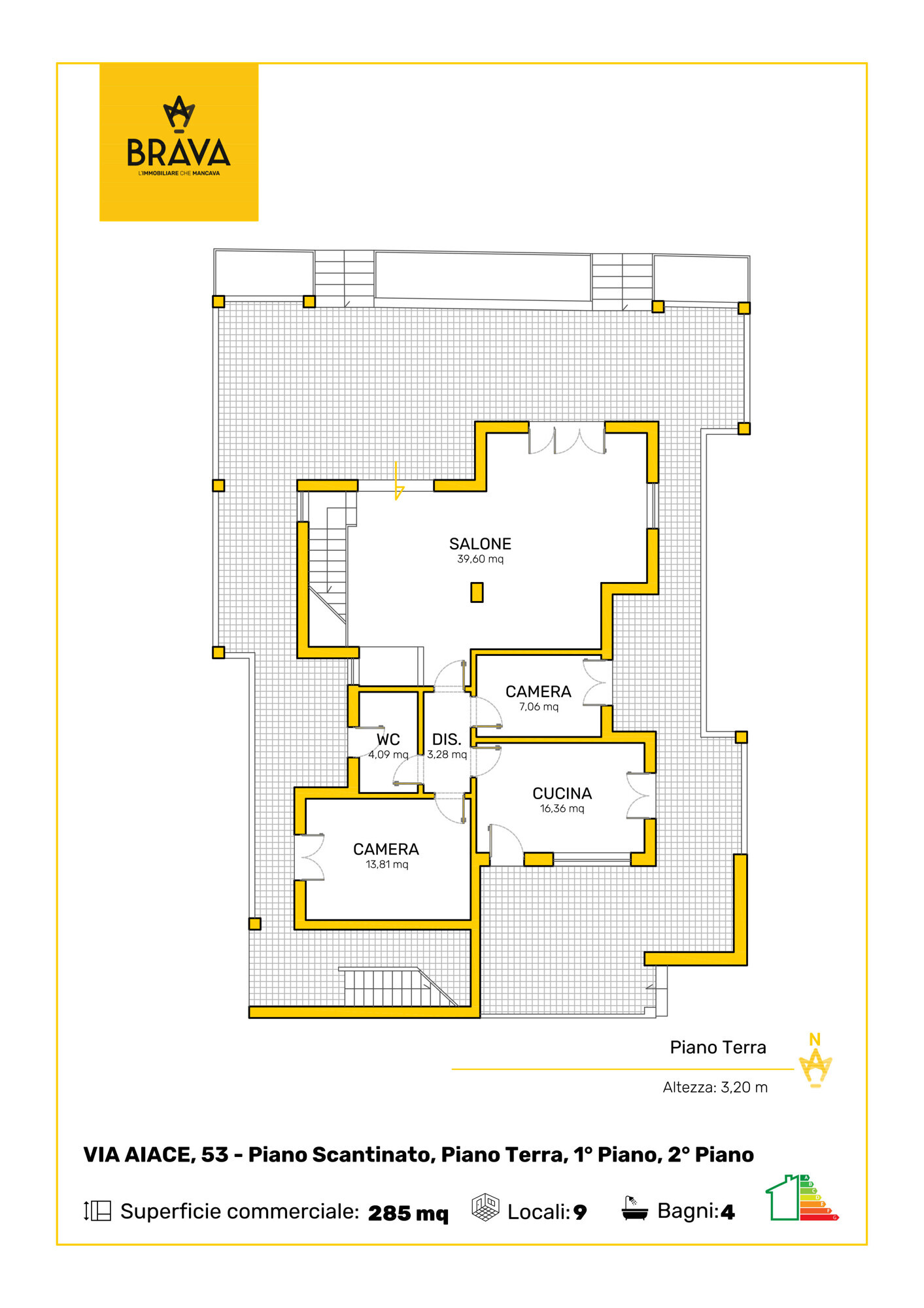 VIALE AIACE n. 53 Piano T