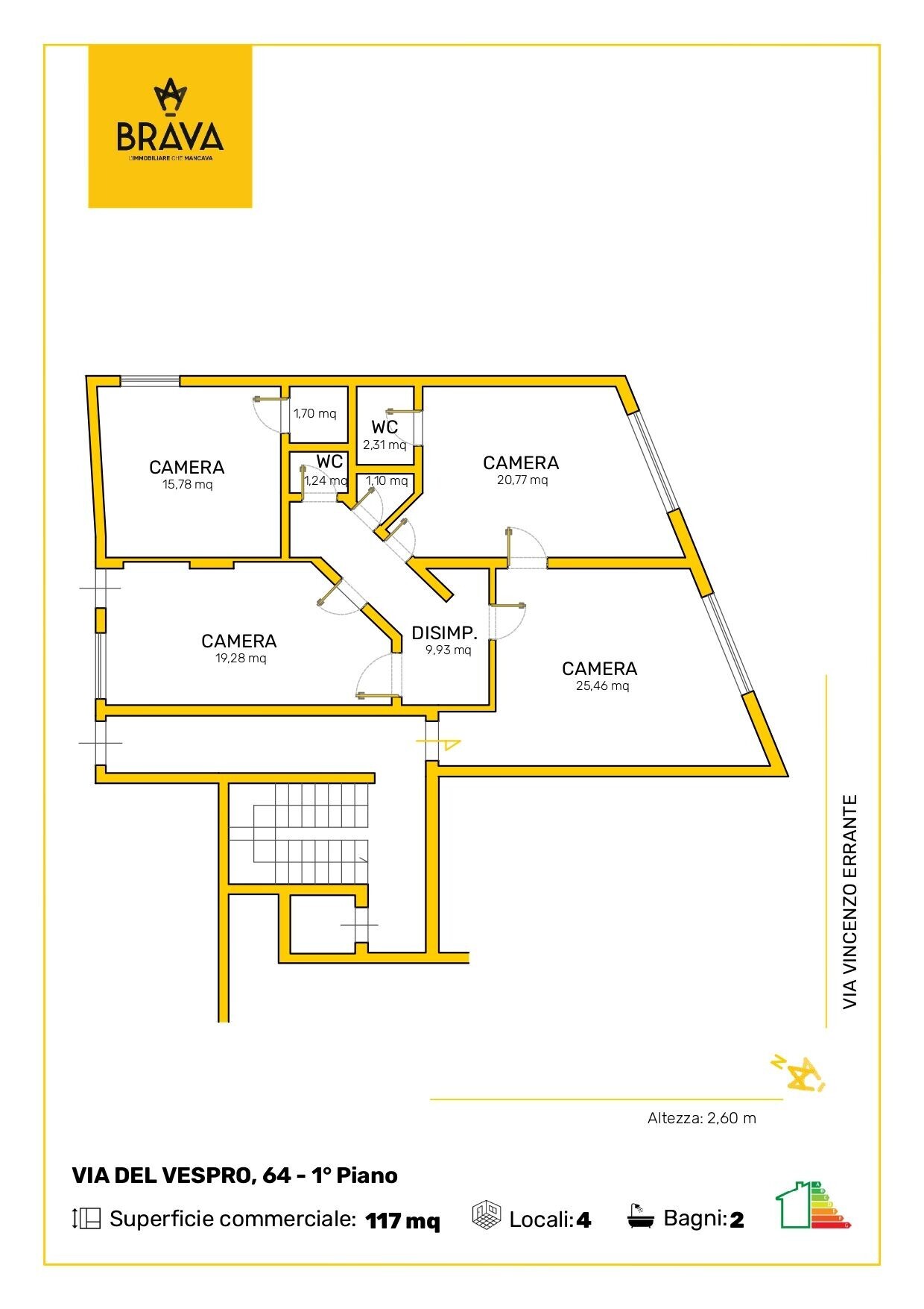 PLANIMETRIA COLORATA VIA DEL VESPRO n. 64 Piano 1_page-0001