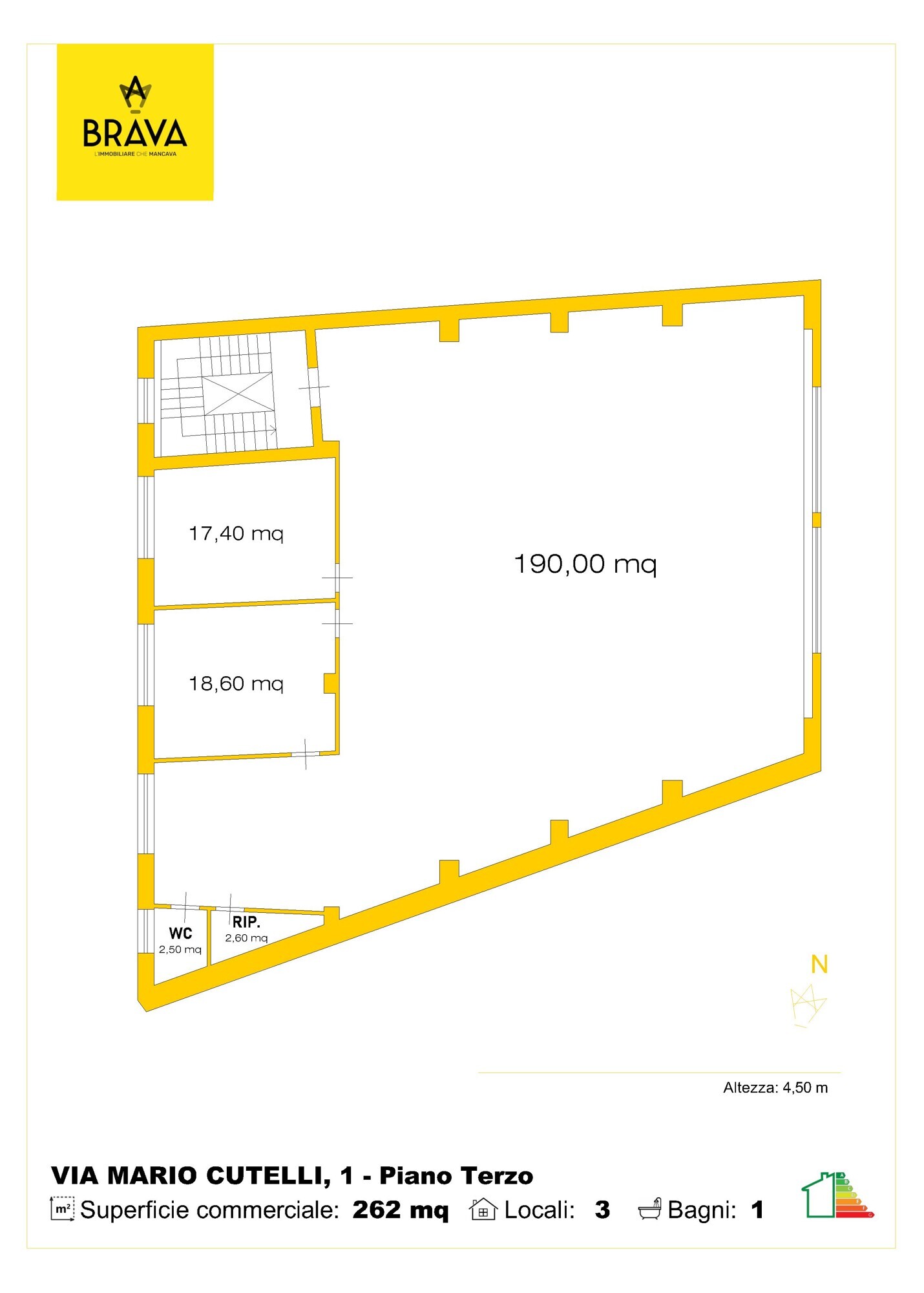 Planimetria Via Cutelli, 1 p3
