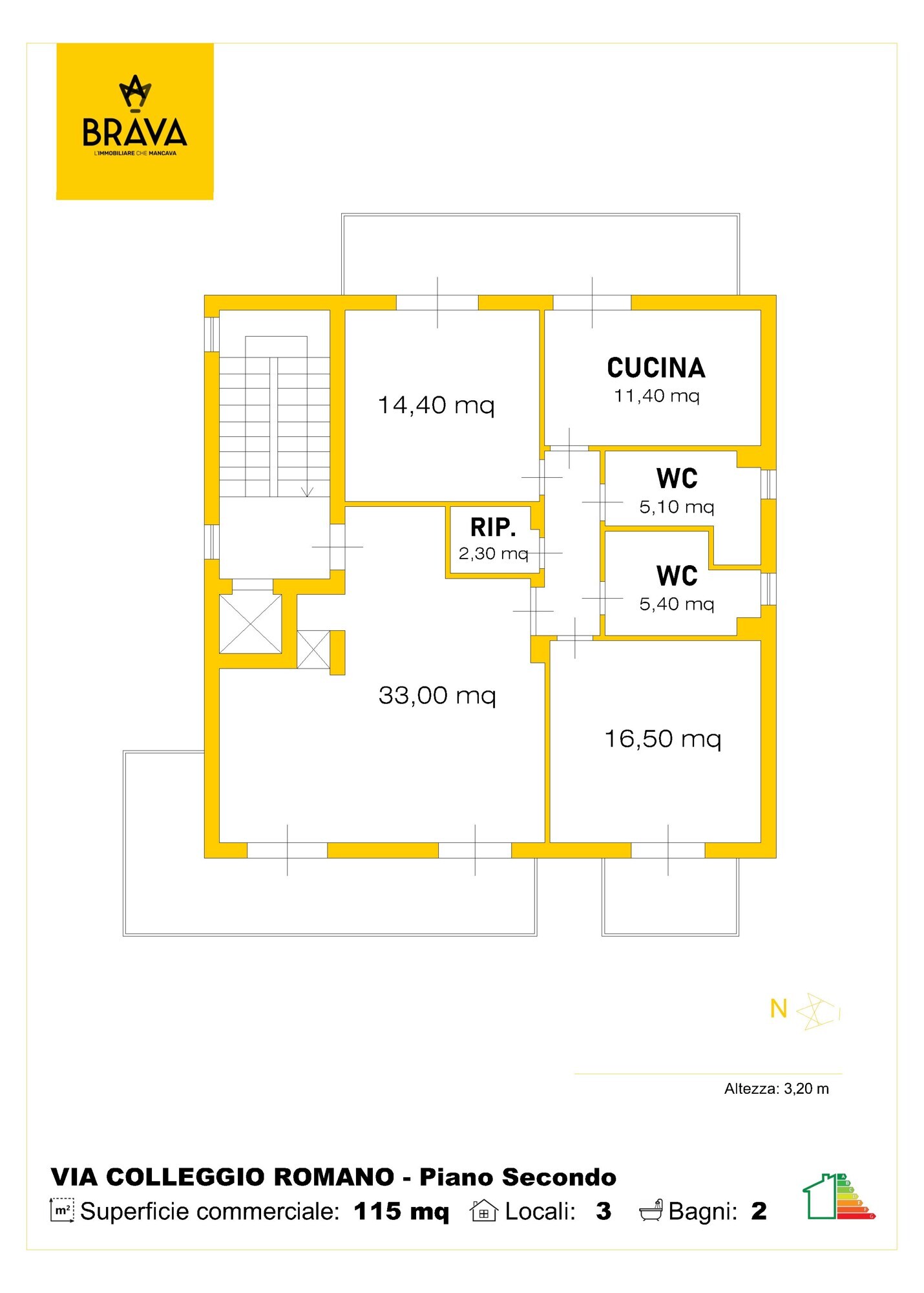 Planimetria Via Colleggio Romano