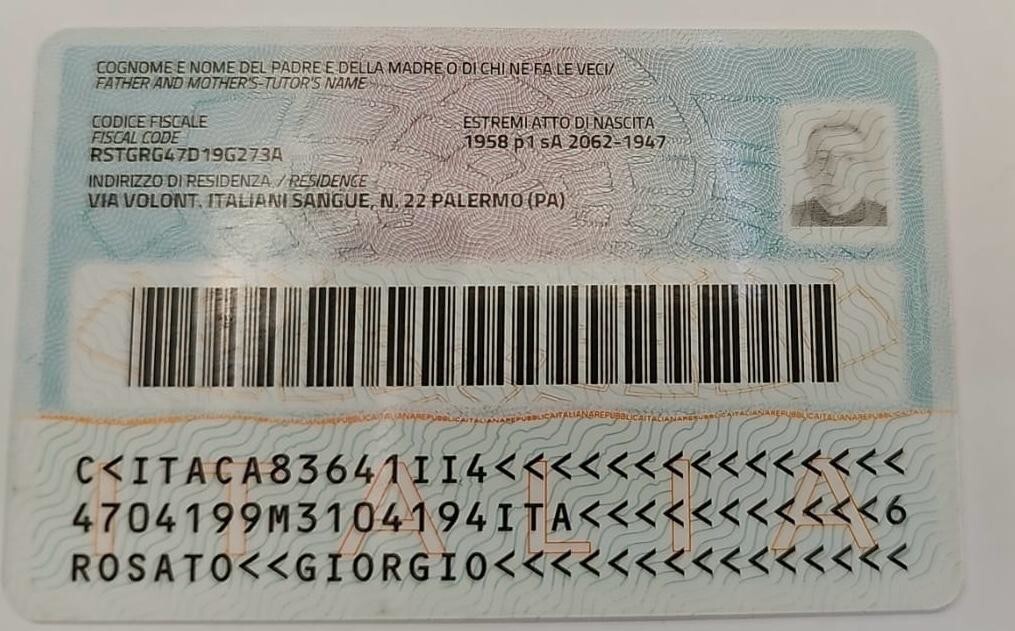 Retro CI Rosato Giorgio