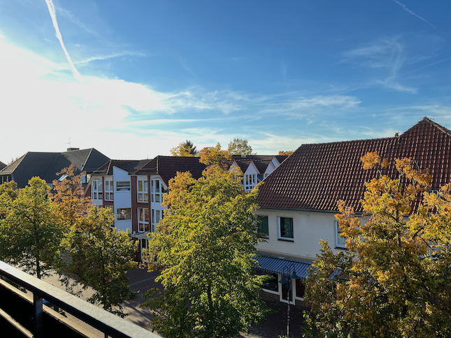 Blick vom Balkon