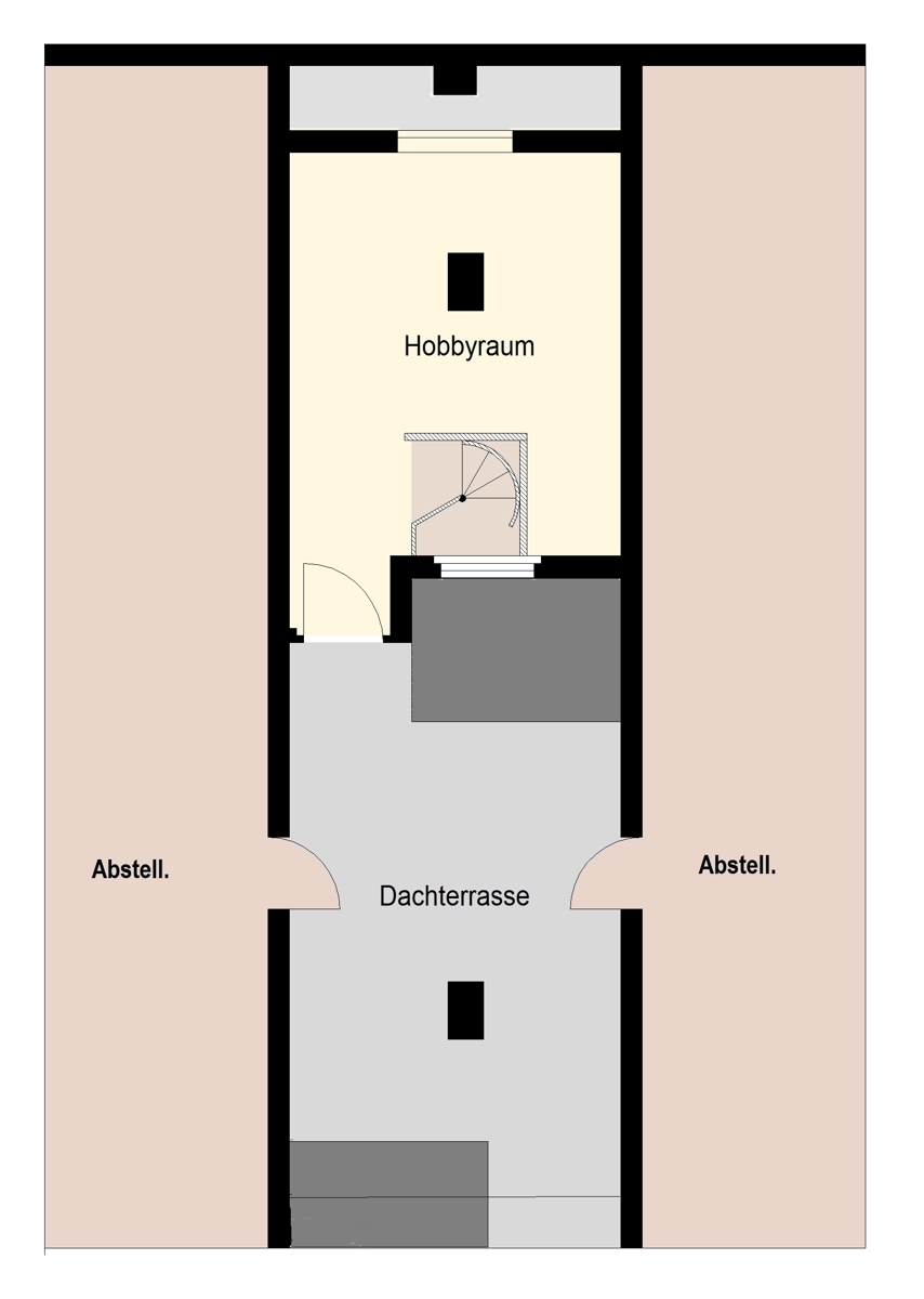 Hobbyfläche Dachgeschoss