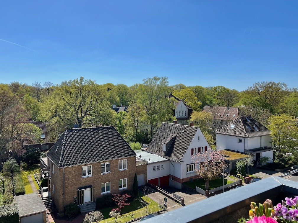 Blick vom Balkon