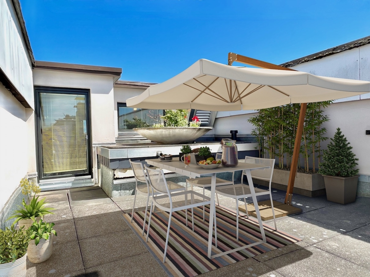 Dachterrasse (verschiedene Ansichten)