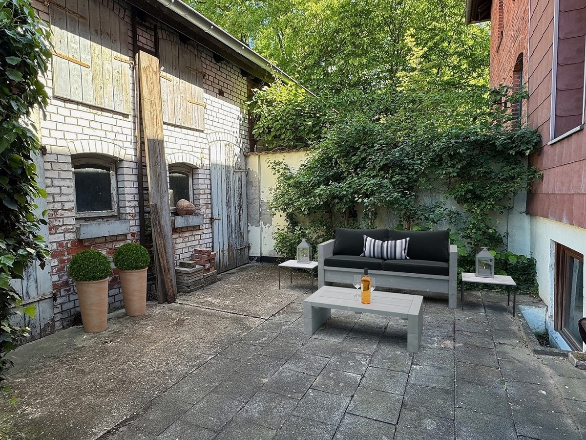 Terrasse Hinterhof