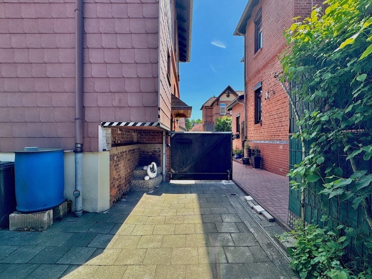 Blick vom Carport