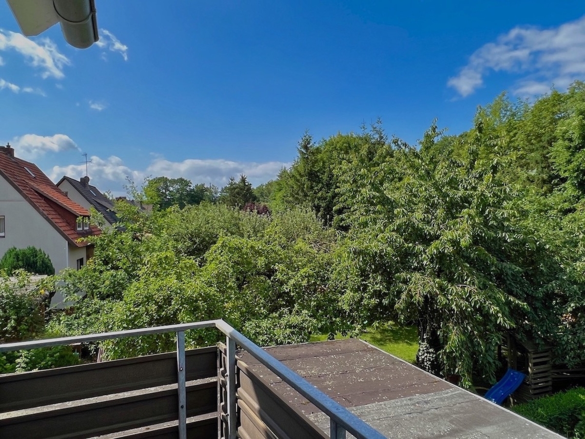 Blick vom Balkon