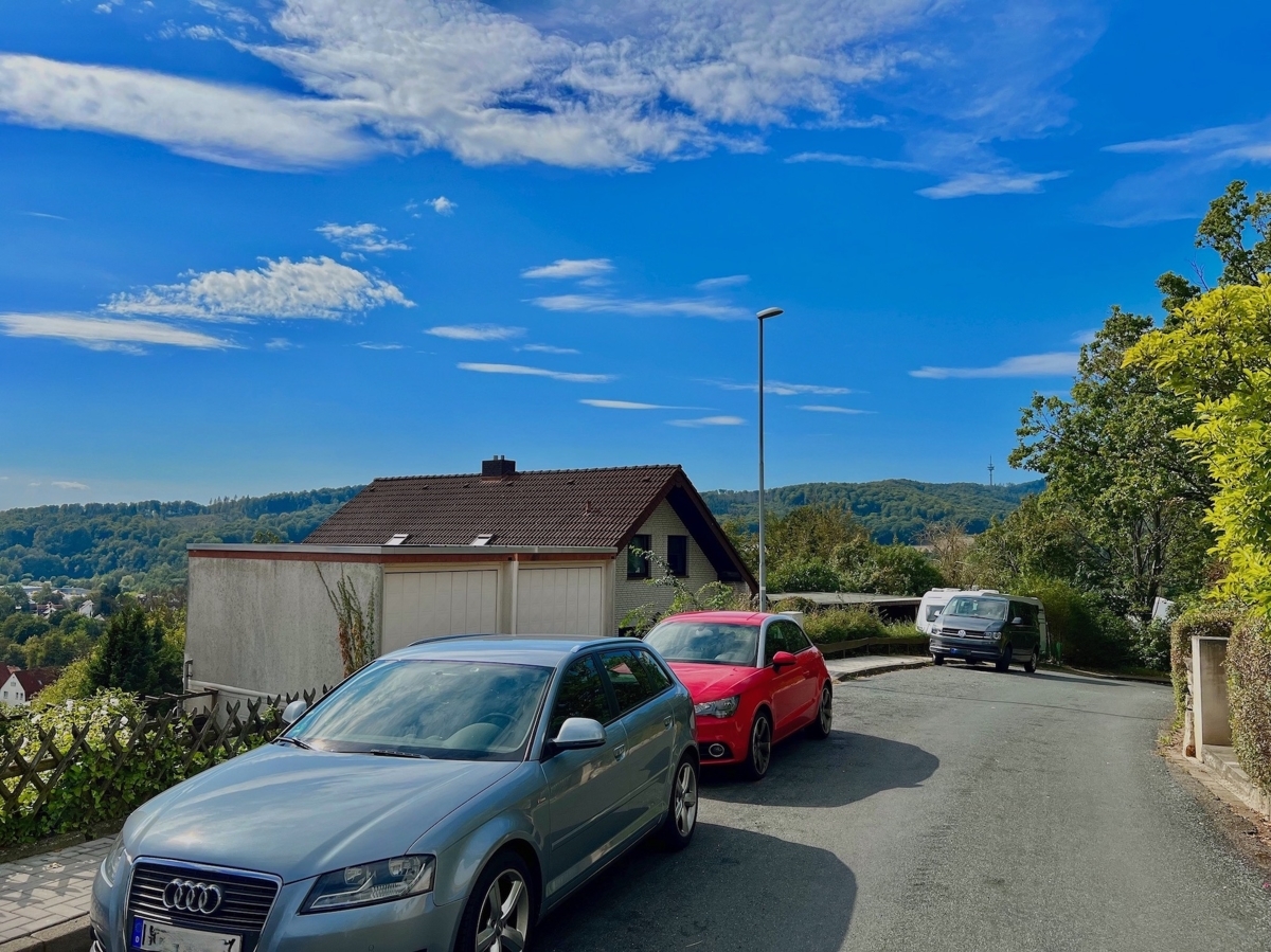 Blick in die obere Straße