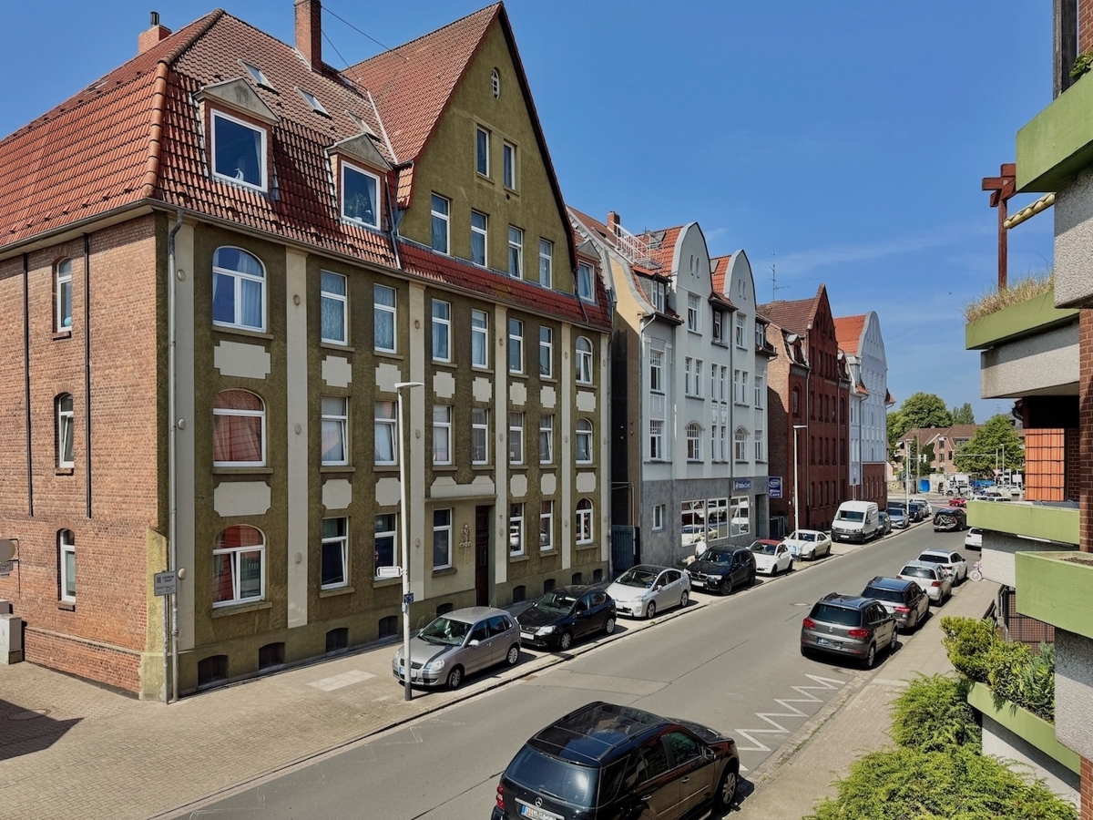 Blick vom Balkon
