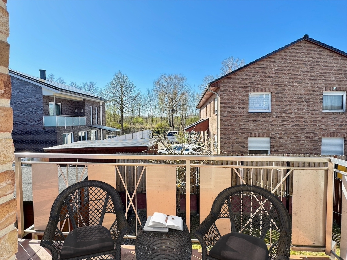 Blick vom Balkon