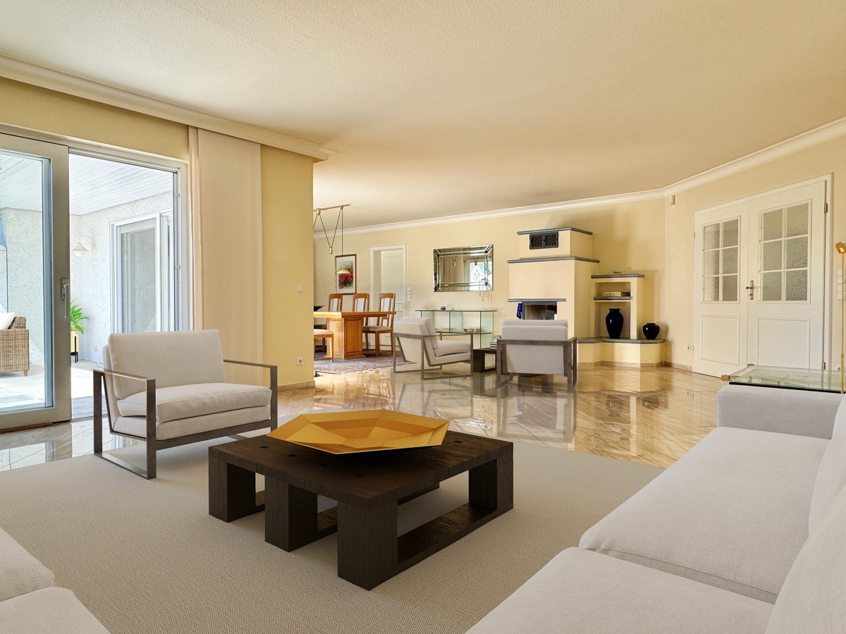 Wohn- u. Essbereich EG