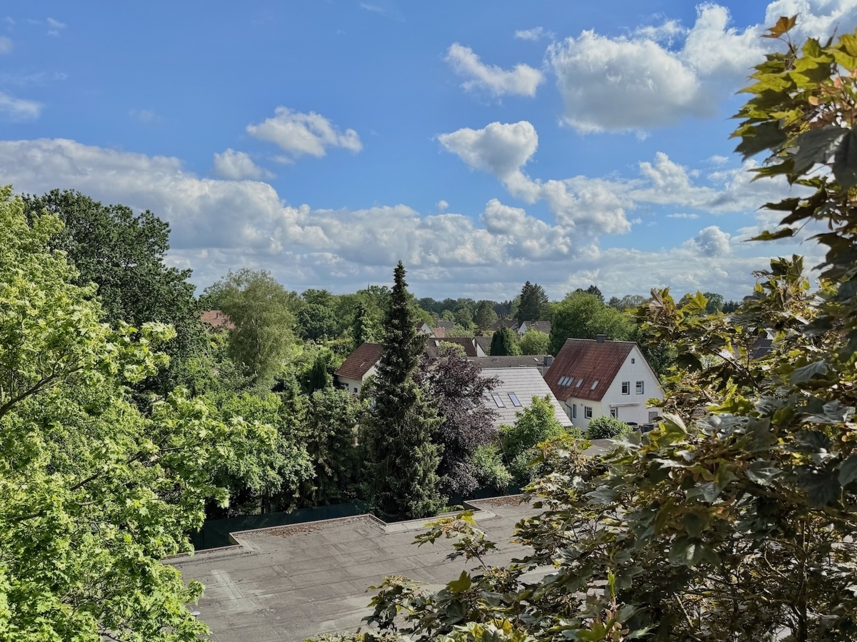 Blick vom Balkon