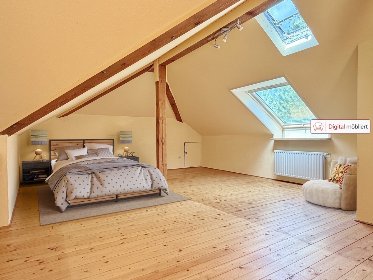 Ausgebautes Dachgeschoss