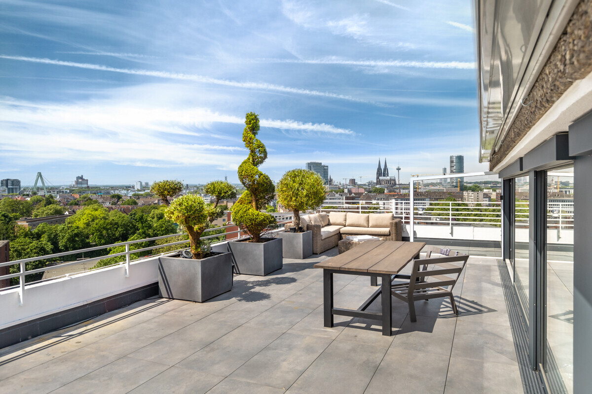 Exklusive Penthouse-Maisonette in Köln-Deutz