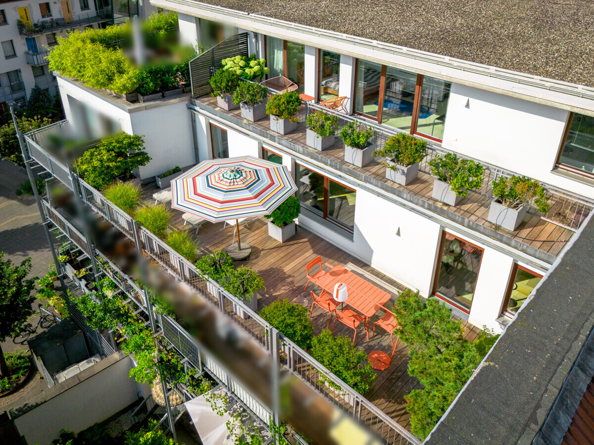 Über den Dächern des Eigelstein - Viertels