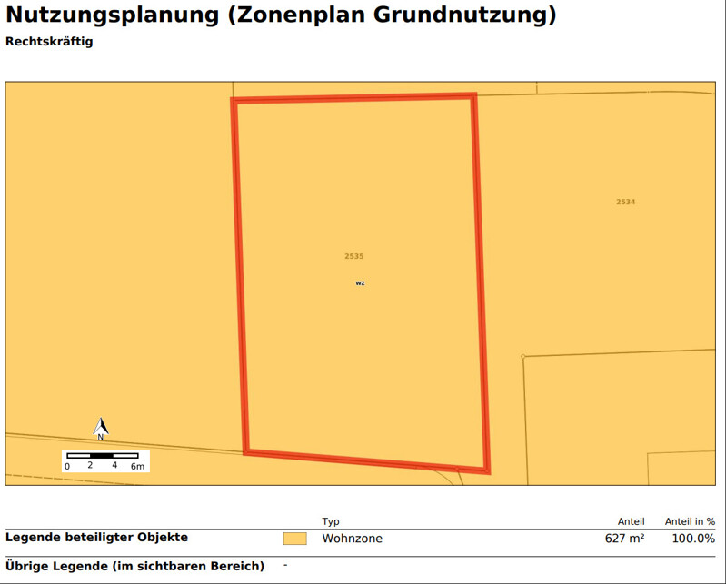 Nutzungsplan 2535