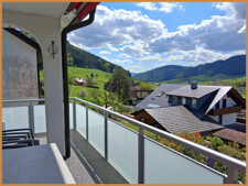 Ausblick vom Balkon