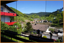Aussicht vom Balkon