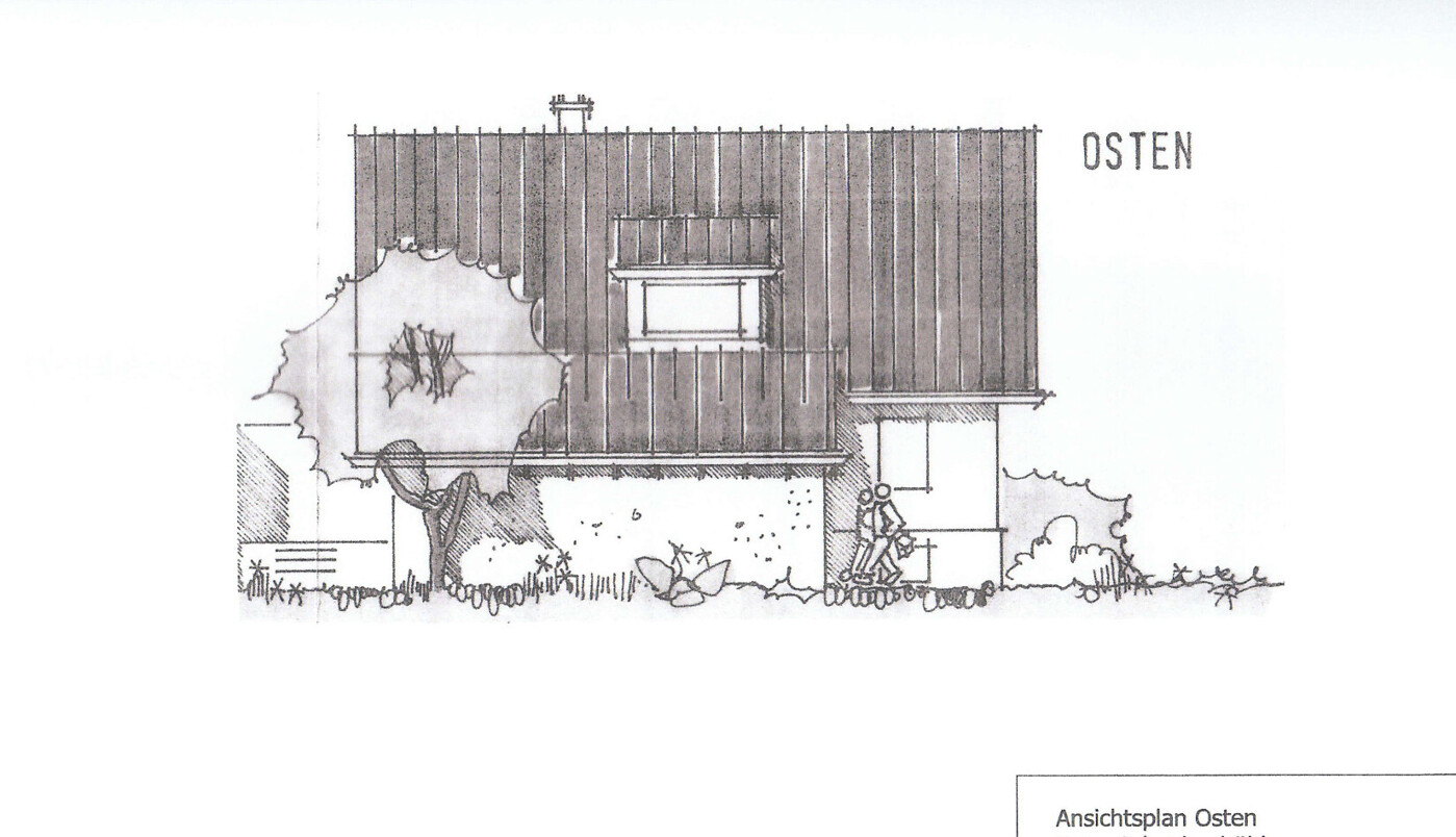 Baukörper Ansicht Ost