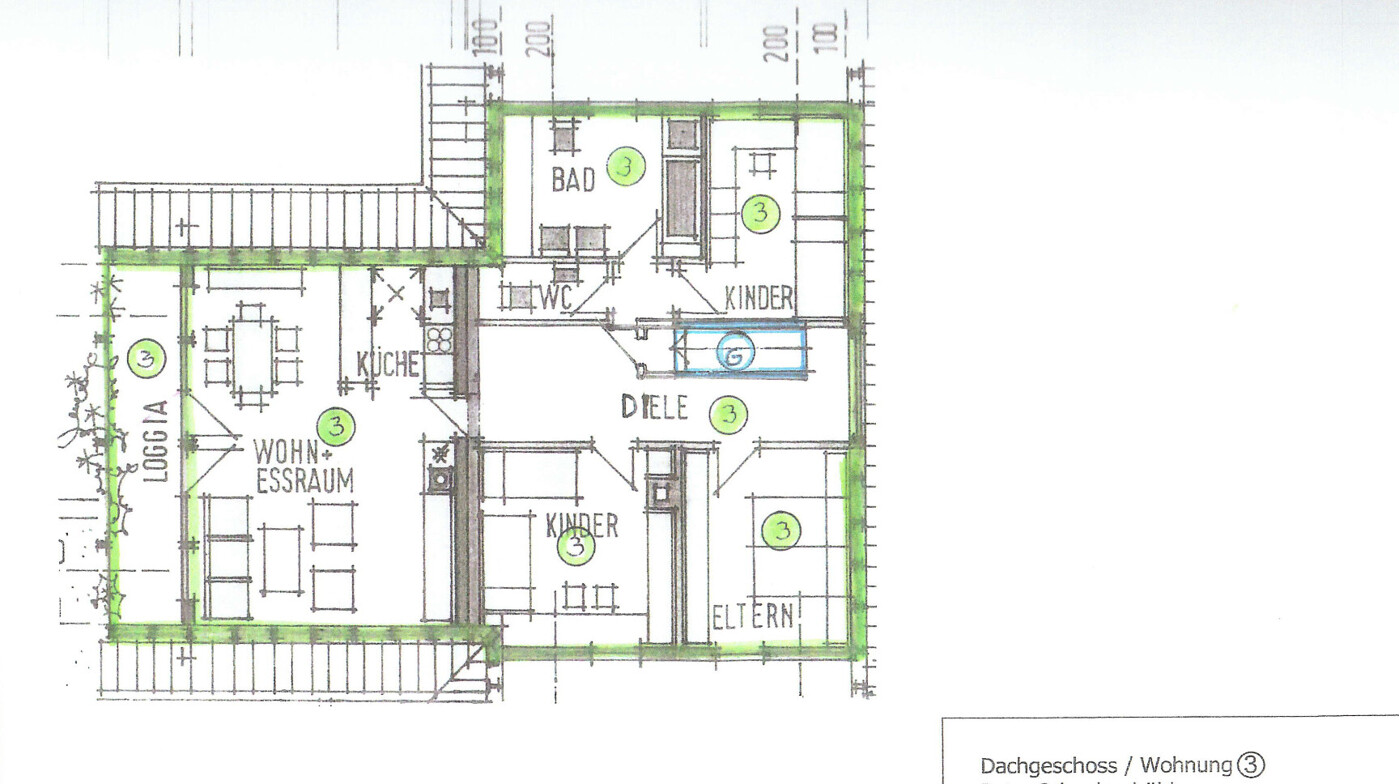 Grundriss Obergeschoss