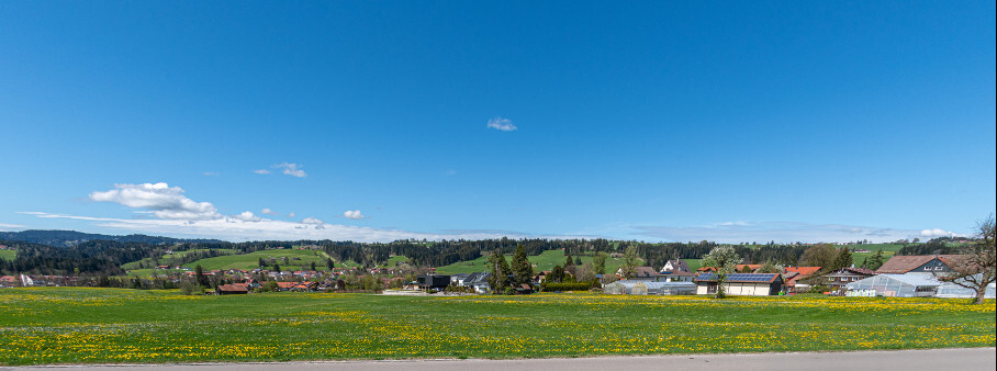 Herrliche Aussicht ins Allgäu