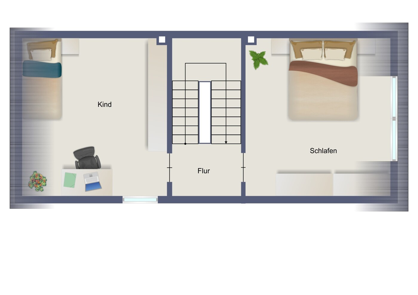 Grundriss DG Vorderhaus