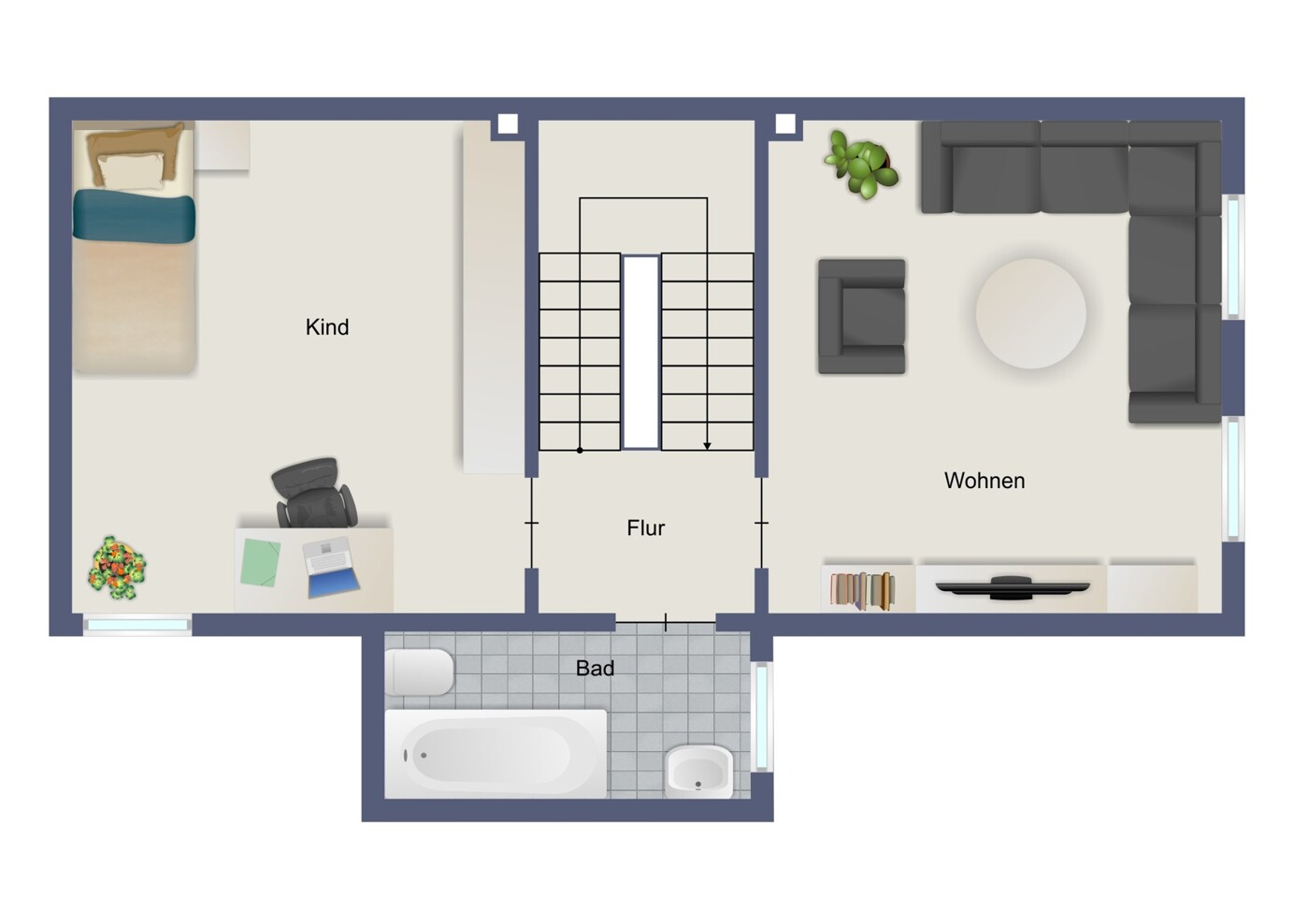 Grundriss OG Vorderhaus