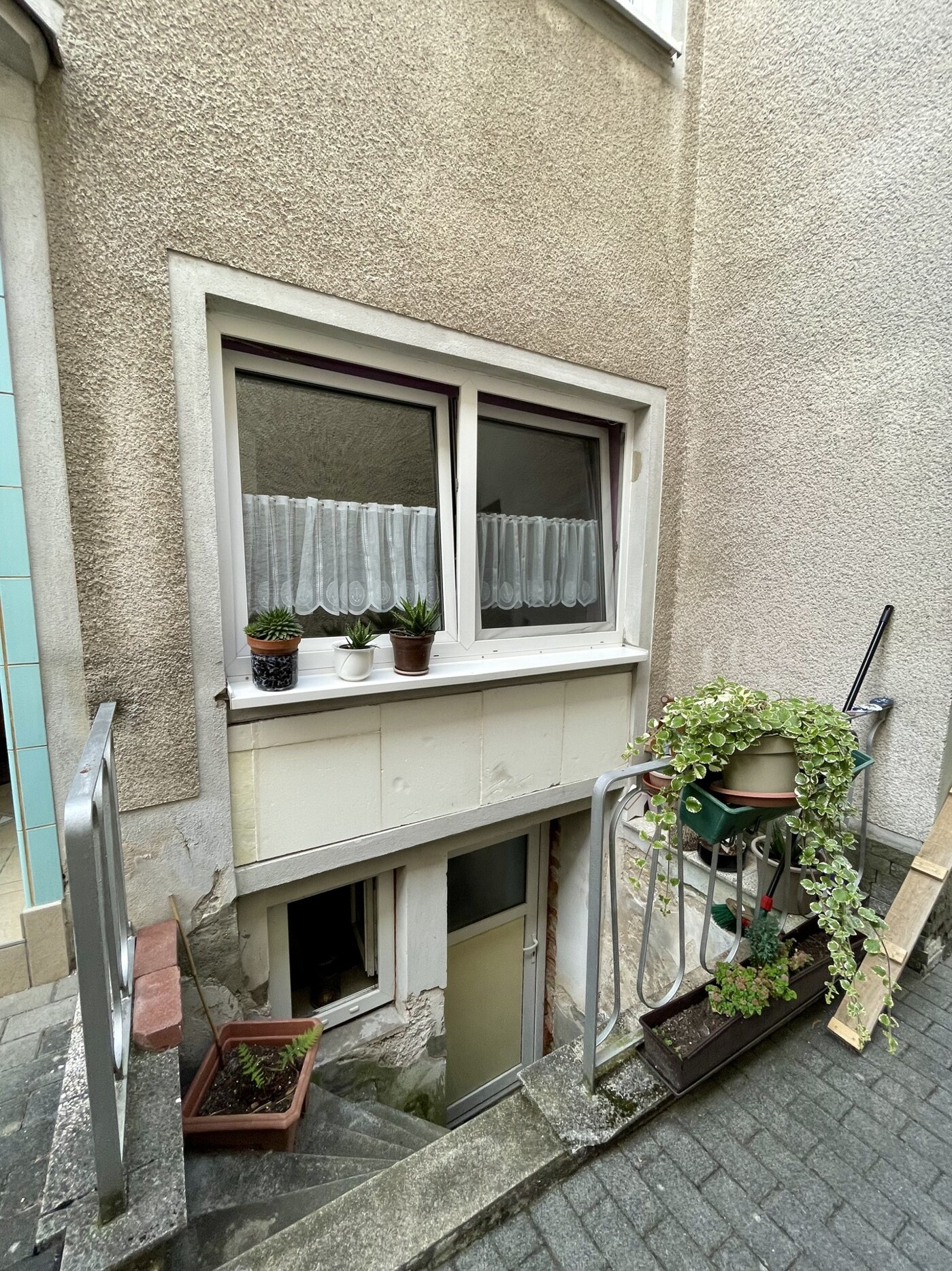 Kellerraum Zugang Außen