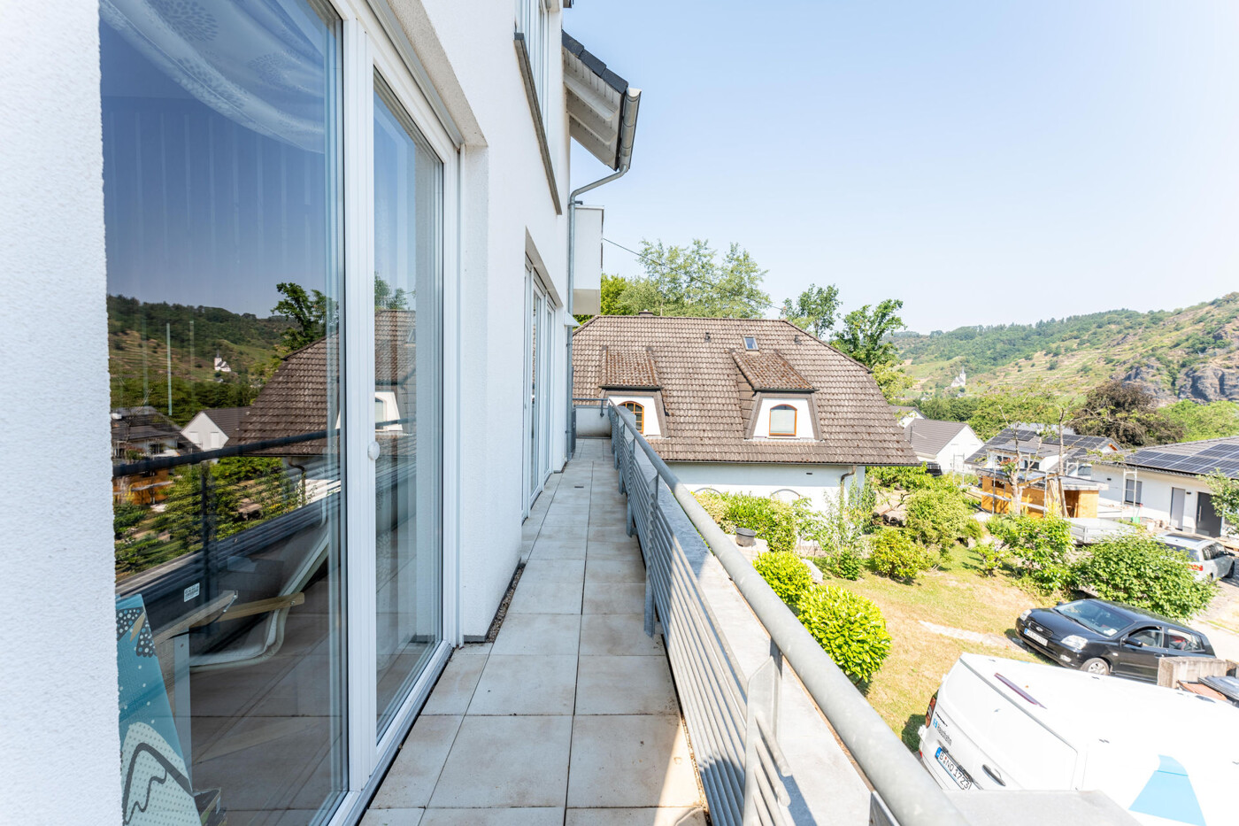 Wohnzimmer Balkon Ansicht 2