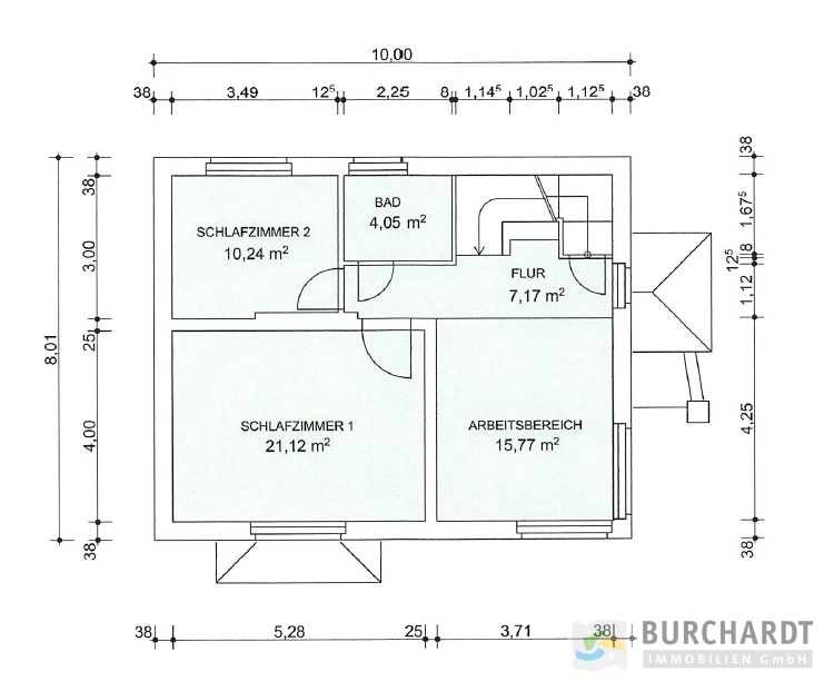 Immobilien Details 14 Grundriss Obergeschoss