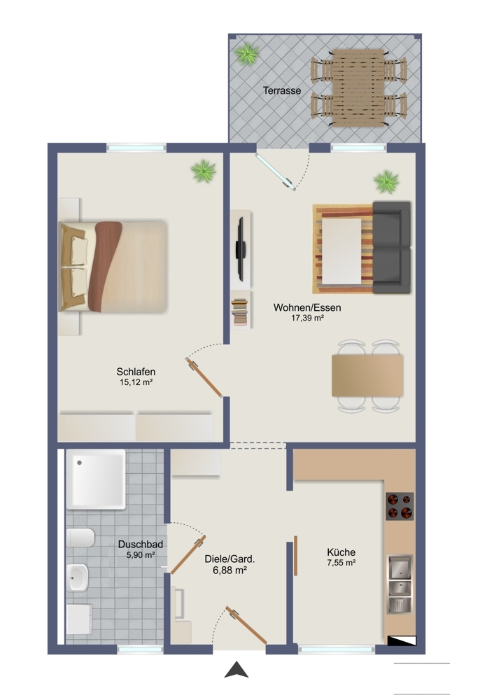 Immobilien Details 8 Grundriss