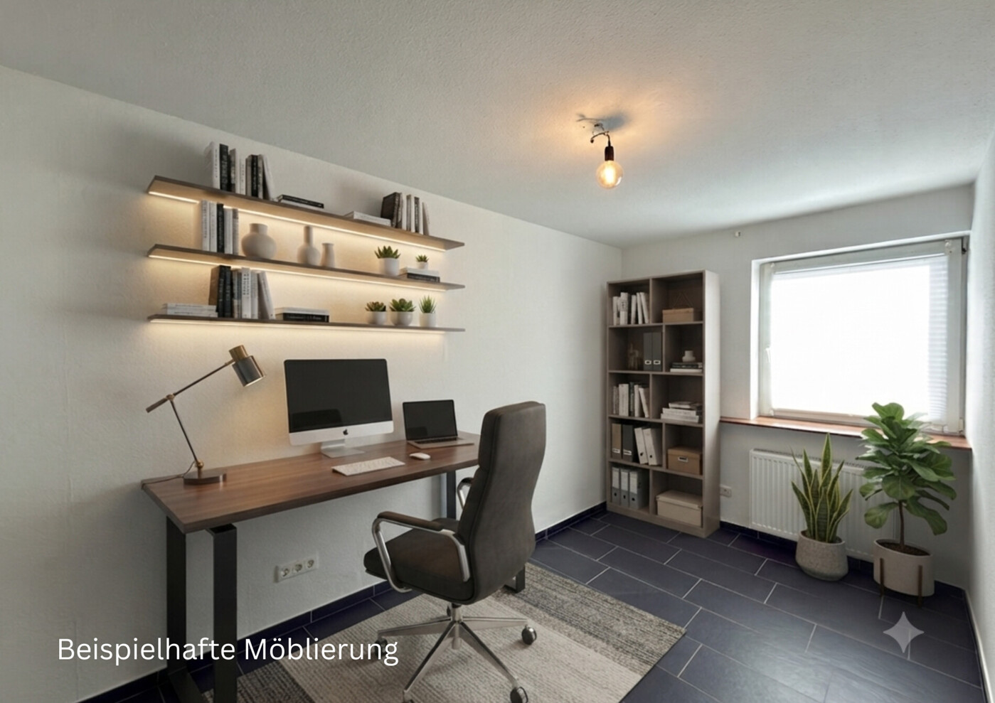 Einrichtungsvorschlag Arbeitszimmer