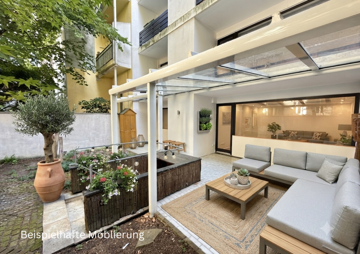 Einrichtungsvorschlag Terrasse