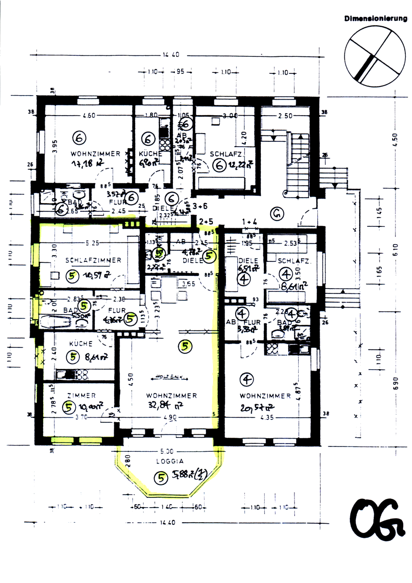 Grundriss WG 5