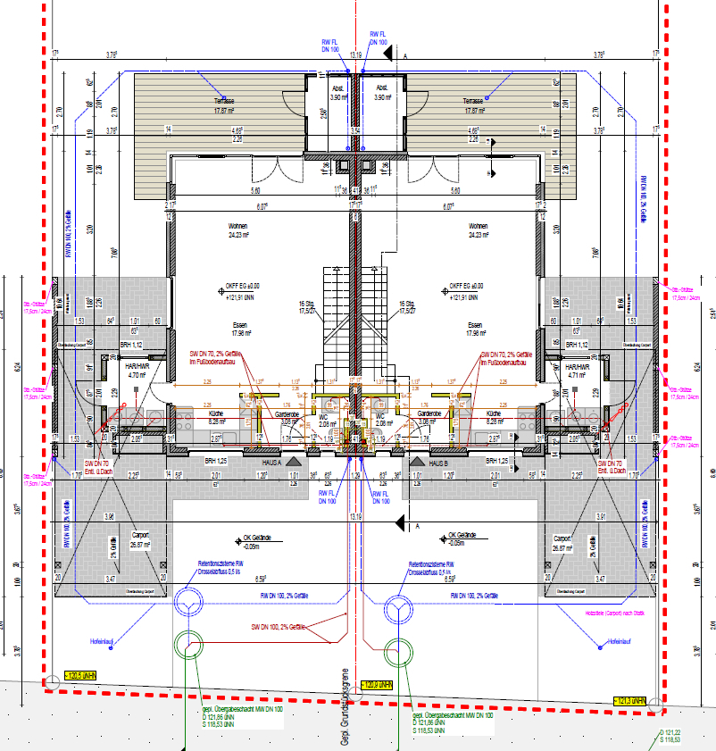 EG komplett beide Haushälften
