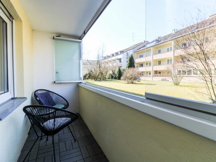 Loggia I Ausblick Innenhof