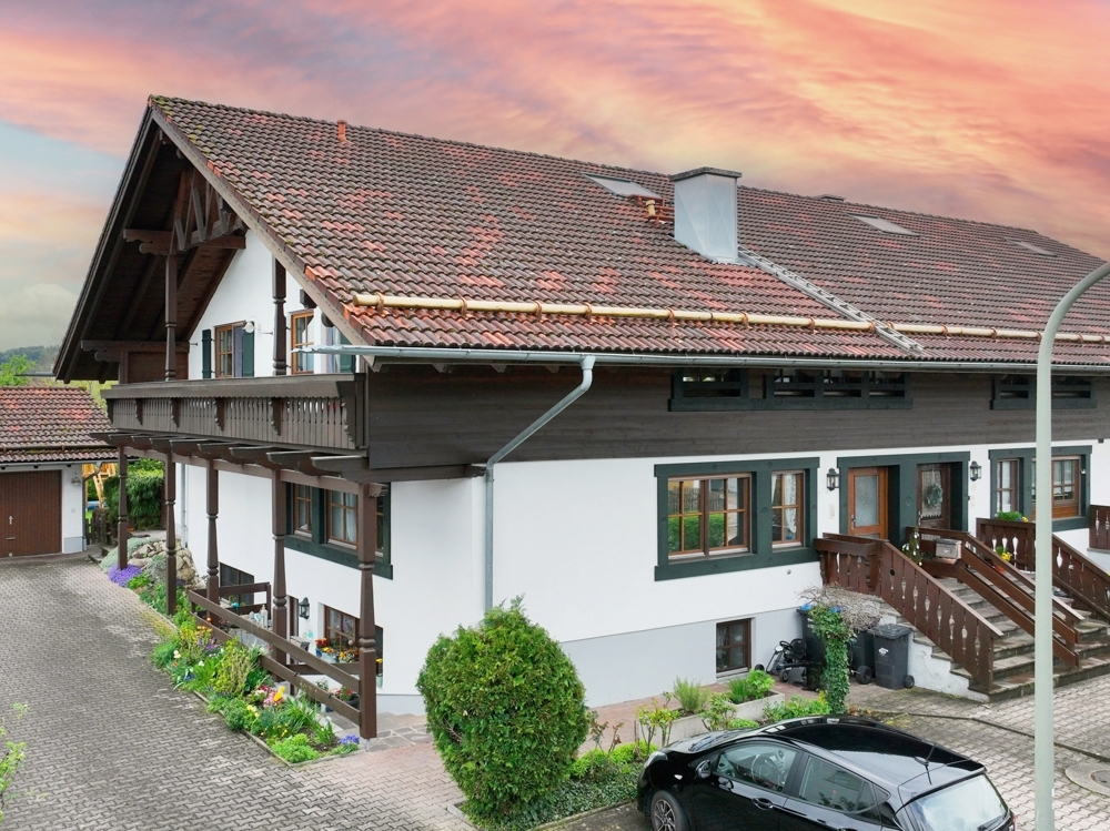 Hausansicht l Abendstimmung